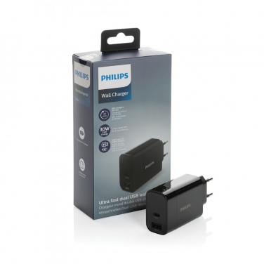 Logo trade promotional merchandise picture of: Philips ultra fast PD wall charger