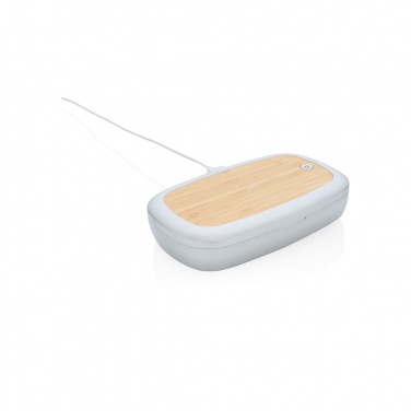 Logo trade promotional items image of: Rena UV-C steriliser box with 5W wireless charger