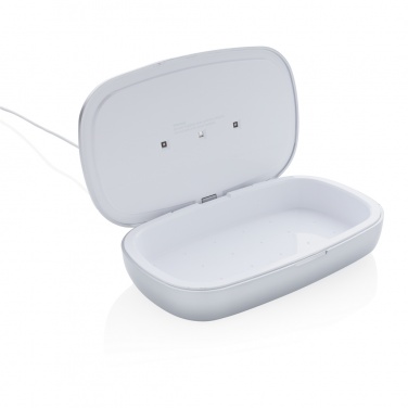 Logo trade advertising products picture of: Rena UV-C steriliser box with 5W wireless charger