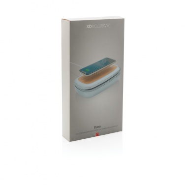 Logotrade promotional merchandise picture of: Rena UV-C steriliser box with 5W wireless charger