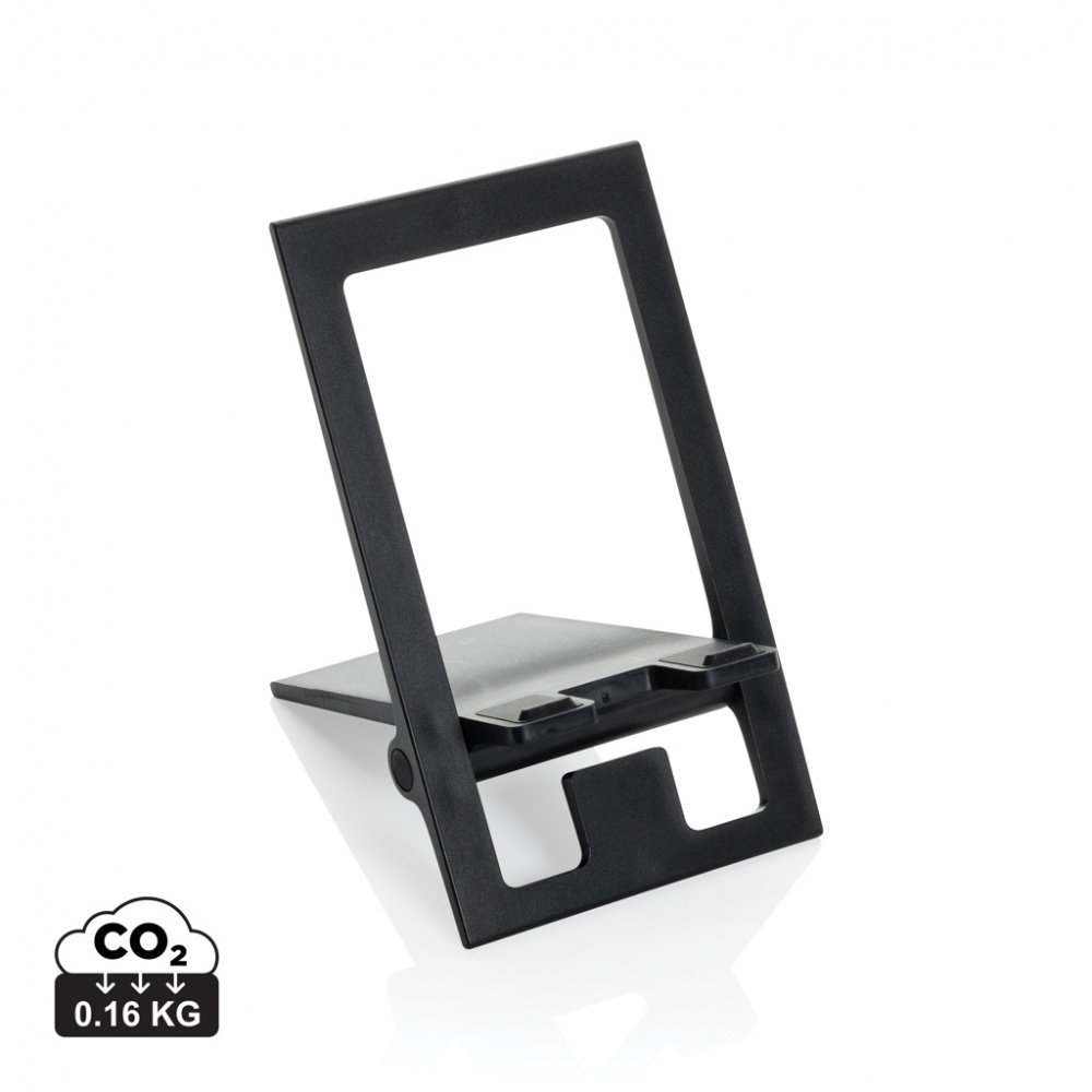 Logotrade promotional merchandise photo of: SnapStand RCS recycled plastic foldable phone stand