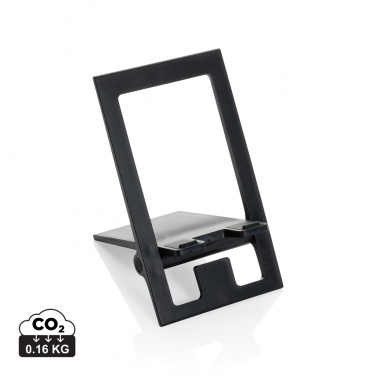 Logo trade corporate gifts image of: SnapStand RCS recycled plastic foldable phone stand