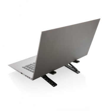 Logo trade promotional merchandise image of: Terra RCS recycled aluminium universal laptop/tablet stand