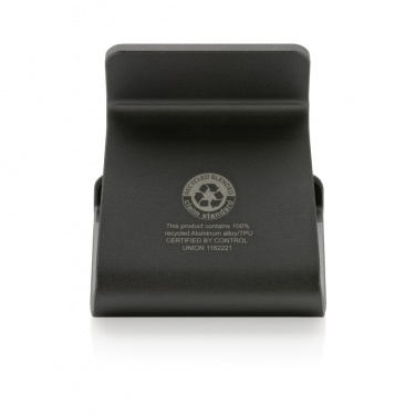 Logo trade corporate gift photo of: Terra RCS recycled aluminium tablet & phone stand