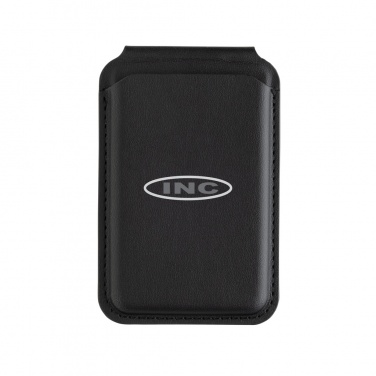 Logo trade promotional gift photo of: Magstand RCS recycled PU magnetic phone wallet with stand