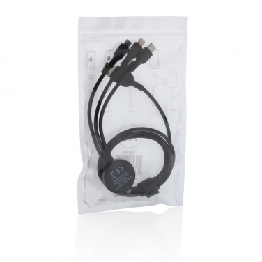 Logotrade promotional giveaway image of: Light up logo 6-in-1 cable