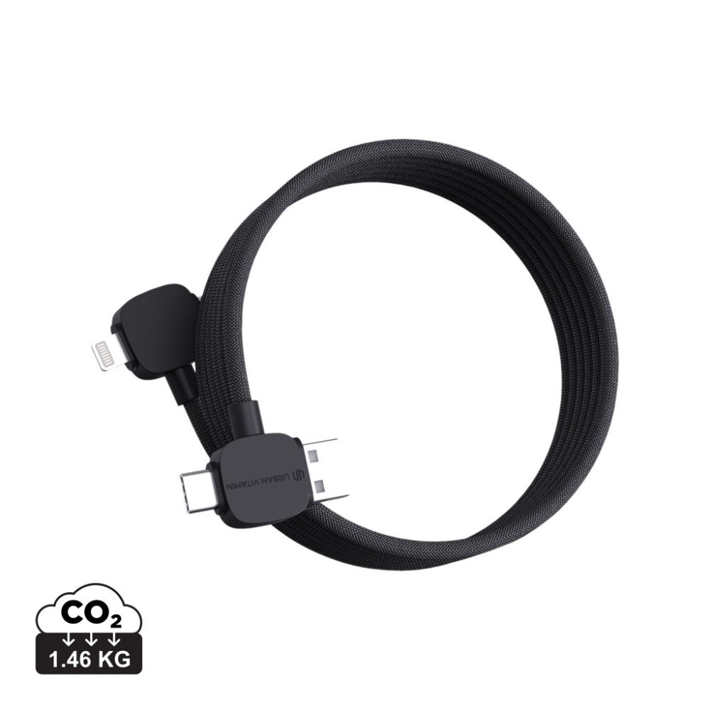 Logotrade advertising product image of: Urban Vitamin Stockton 65W RCS RTPE/RPET magnetic cable