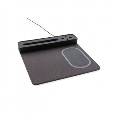 Logotrade promotional gift image of: Air mousepad with 5W wireless charging and USB