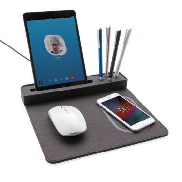 Logotrade promotional item picture of: Air mousepad with 5W wireless charging and USB