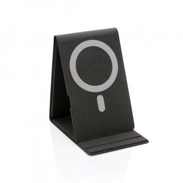 Logo trade advertising products image of: Artic Magnetic 10W wireless charging phone stand