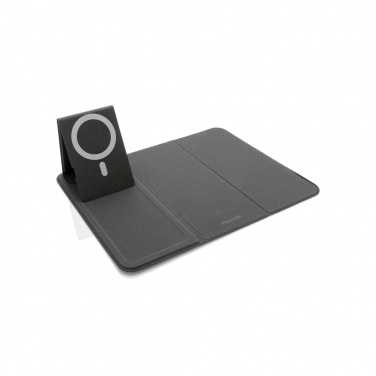 Logo trade promotional items image of: Artic Magnetic 10W wireless charging phonestand