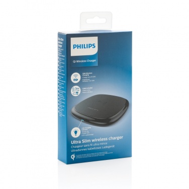 Logo trade corporate gifts image of: Philips 10W Qi wireless charger