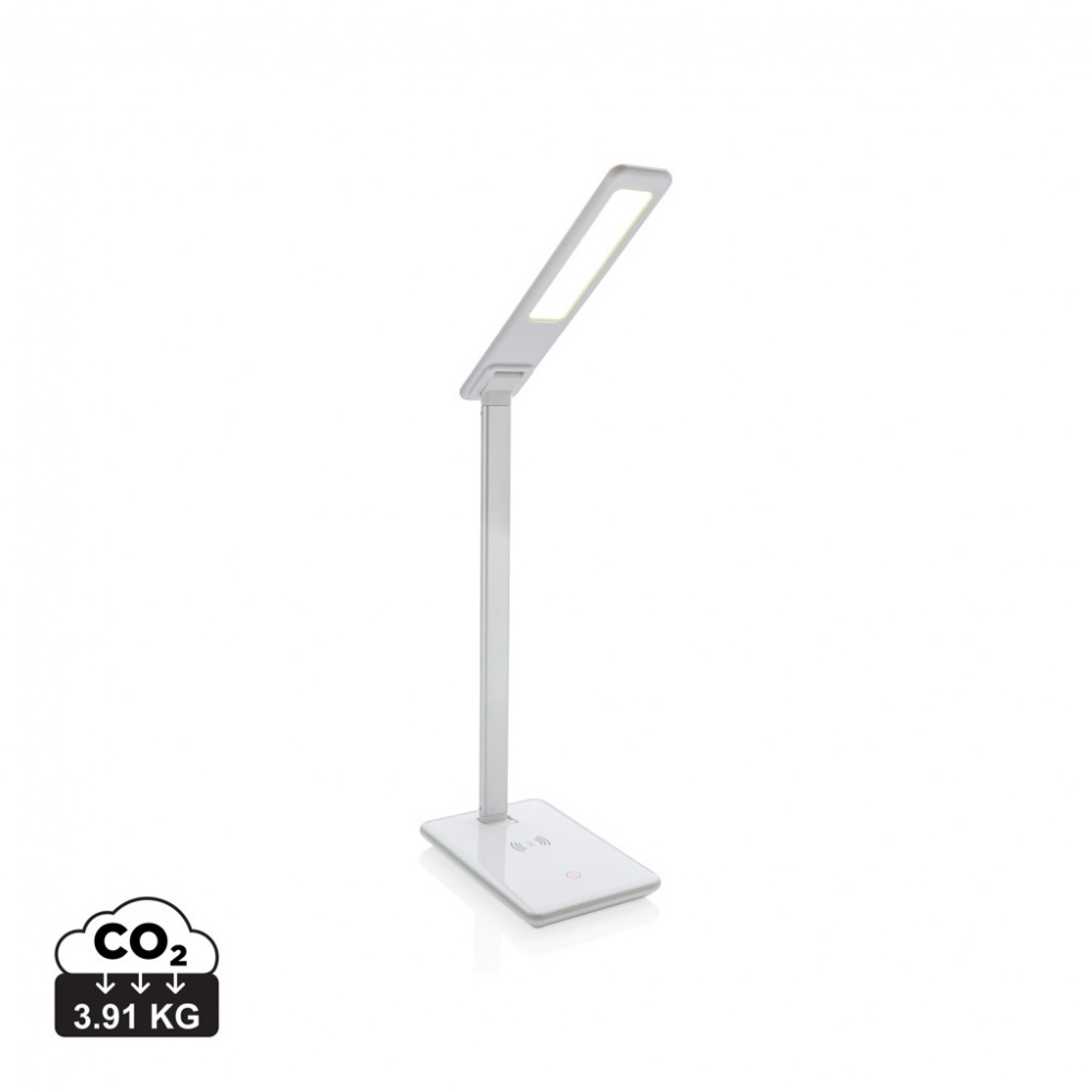 Logo trade promotional merchandise photo of: 5W Wireless Charging Desk Lamp