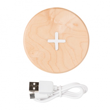 Logotrade promotional product image of: 5W wood wireless charger