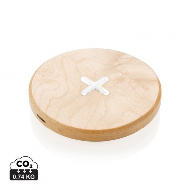 Logo trade advertising product photo of: 5W wood wireless charger