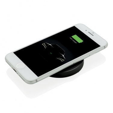 Logo trade business gift photo of: 5W wireless charging pad round