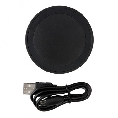 Logo trade corporate gifts picture of: 5W wireless charging pad round