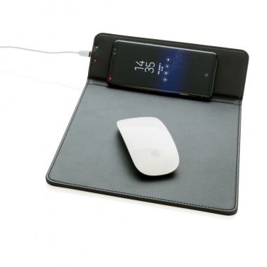 Logotrade business gift image of: Mousepad with 5W wireless charging