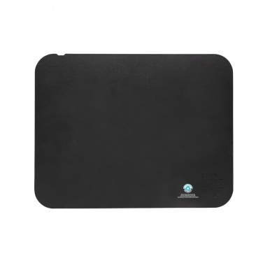 Logo trade advertising products image of: Swiss peak RCS recycled PU 15W 3 in 1 charging mousepad