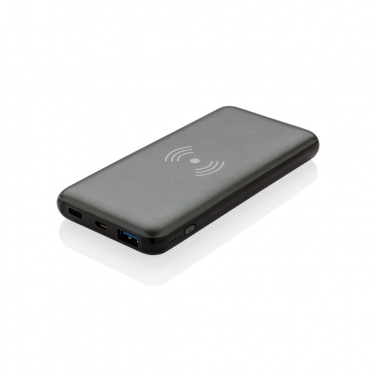 Logo trade corporate gifts picture of: 10.000 mAh Fast Charging 10W Wireless Powerbank with PD