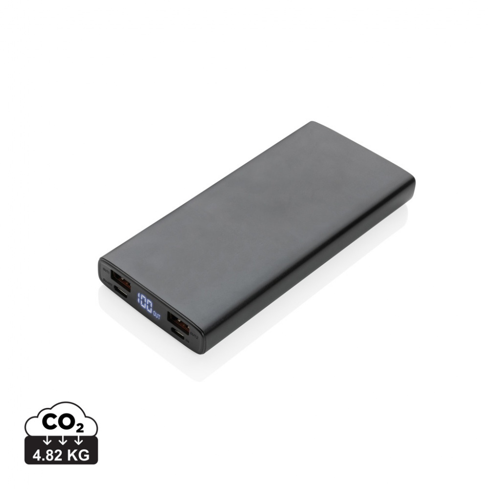 Logo trade promotional item photo of: Aluminium 18W 10.000 mAh PD Powerbank