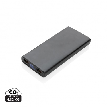 Logo trade promotional gifts image of: Aluminium 18W 10.000 mAh PD Powerbank