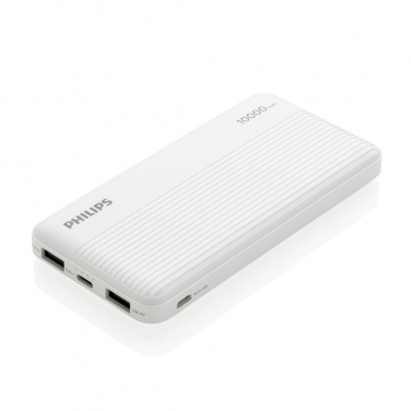 Logotrade business gift image of: Philips 10.000 mAh slim powerbank