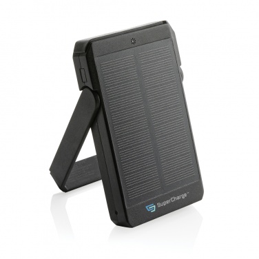 Logotrade corporate gifts photo of: Skywave RCS rplastic solar powerbank 5000 mAh 10W wireless