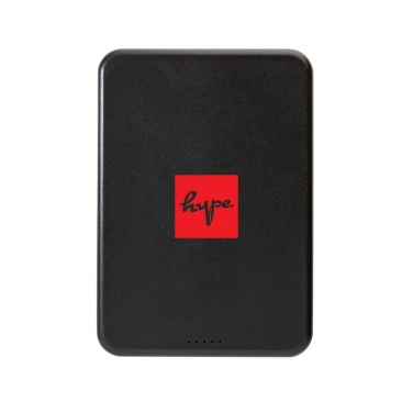 Logo trade promotional merchandise photo of: Magnetix RCS recycled plastic 5000 mah magnetic powerbank