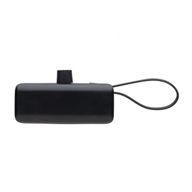 Logo trade promotional products image of: Powerlink RCS rplastic 3000 mAh powerbank iOS connector