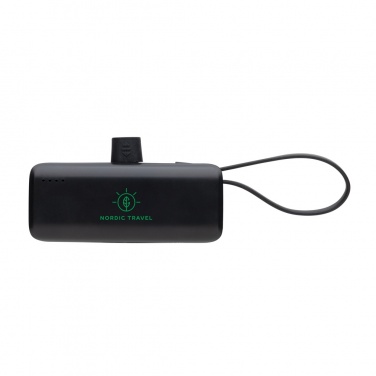 Logo trade promotional merchandise photo of: Powerlink RCS rplastic 3000 mAh powerbank iOS connector