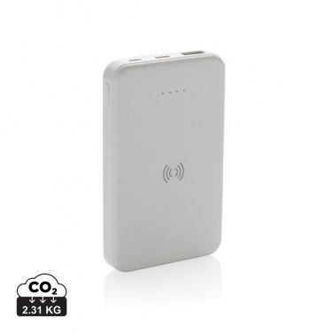 Logotrade promotional merchandise image of: RCS recycled plastic 5.000 mAh 5W wireless powerbank