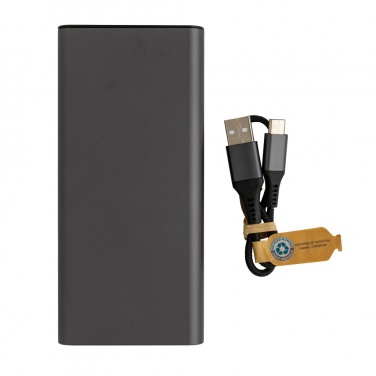 Logotrade promotional gift image of: Terra RCS recycled 20W aluminium powerbank 20.000 mAh