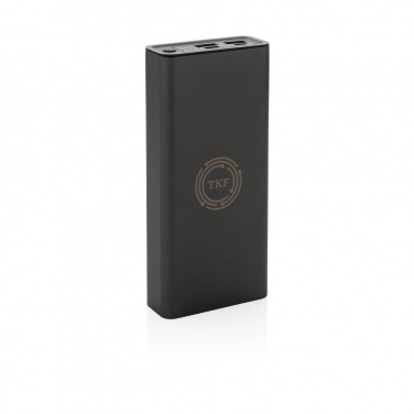 Logo trade promotional items picture of: Terra RCS recycled 20W aluminium powerbank 20.000 mAh