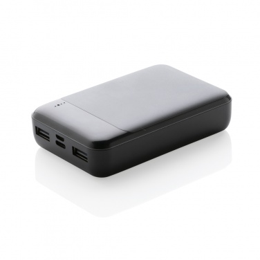 Logo trade promotional items image of: RCS standard recycled plastic 10.000 mAh powerbank