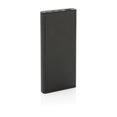 Logo trade promotional merchandise image of: Terra RCS recycled 18W aluminium powerbank 10.000 mAh