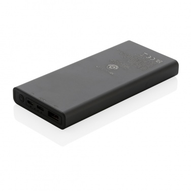 Logo trade promotional items picture of: Terra RCS recycled 18W aluminium powerbank 10.000 mAh