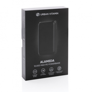 Logo trade promotional giveaway photo of: Urban Vitamin Alameda 10.000 mAh 18W PD powerbank