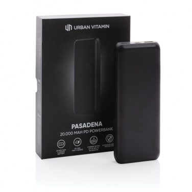 Logotrade advertising product picture of: Urban Vitamin Pasadena 20.000 mAh 18W PD powerbank