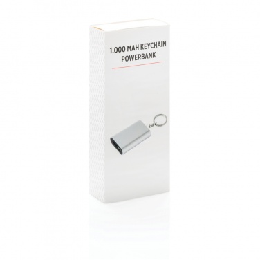 Logotrade promotional gift image of: 1.000 mAh keychain powerbank