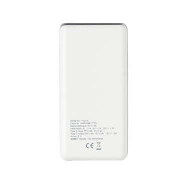 Logotrade promotional merchandise image of: Ultra fast 10.000 mAh powerbank with PD