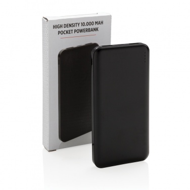 Logo trade advertising products image of: High Density 10.000 mAh Pocket Powerbank