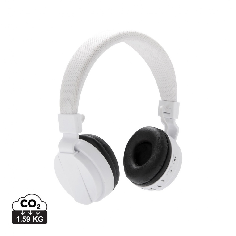 Logo trade advertising product photo of: Foldable wireless headphone