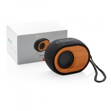 Logo trade promotional merchandise image of: Bamboo X  speaker