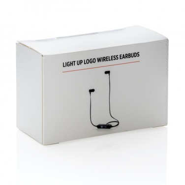 Logotrade business gifts photo of: Light up logo wireless earbuds