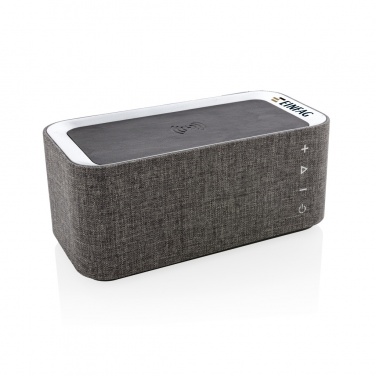 Logo trade advertising products image of: Vogue wireless charging speaker