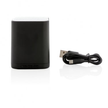 Logotrade promotional gift picture of: Light up logo wireless speaker