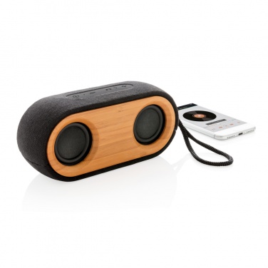 Logotrade corporate gift picture of: Bamboo X double speaker