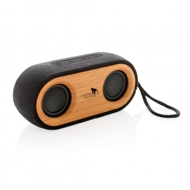 Logotrade promotional merchandise picture of: Bamboo X double speaker