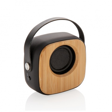 Logotrade promotional item picture of: Bamboo 3W Wireless Fashion Speaker